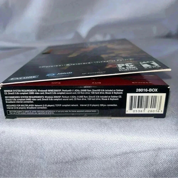 NEW Rare Soldner Secret Wars PC Game - Medium Box 28016 - FACTORY SEALED - Picture 7 of 9